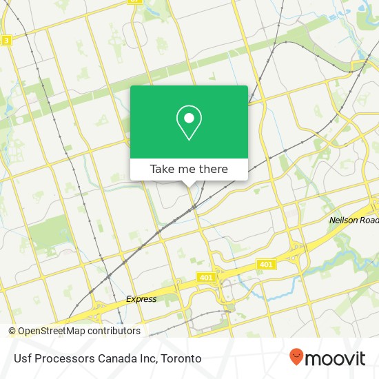 Usf Processors Canada Inc map