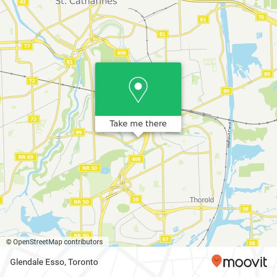 Glendale Esso map