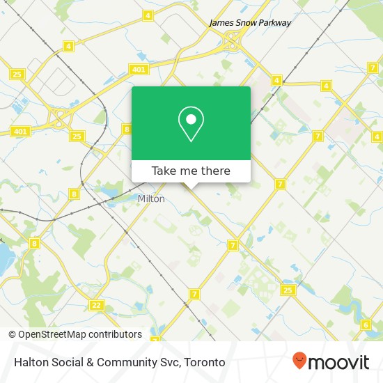 Halton Social & Community Svc map