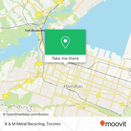 B & M Metal Recycling map