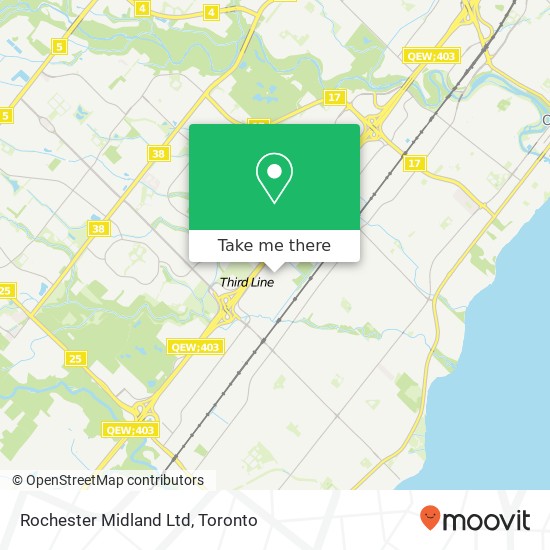 Rochester Midland Ltd map