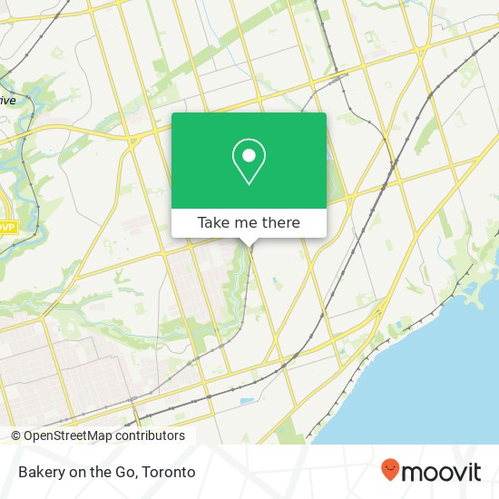 Bakery on the Go map