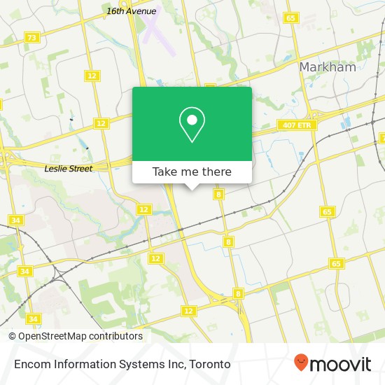 Encom Information Systems Inc map