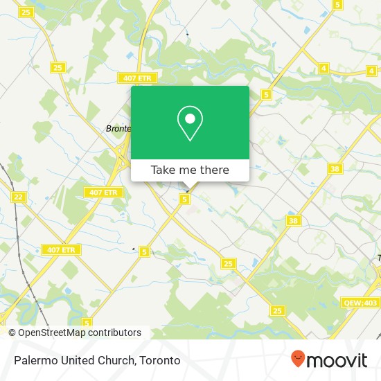 Palermo United Church map