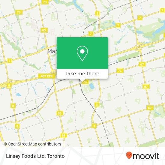 Linsey Foods Ltd map