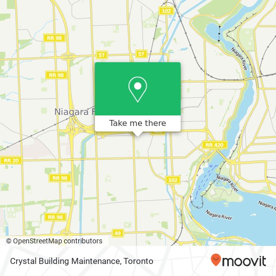 Crystal Building Maintenance map