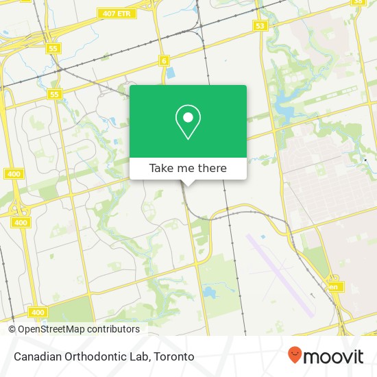 Canadian Orthodontic Lab map