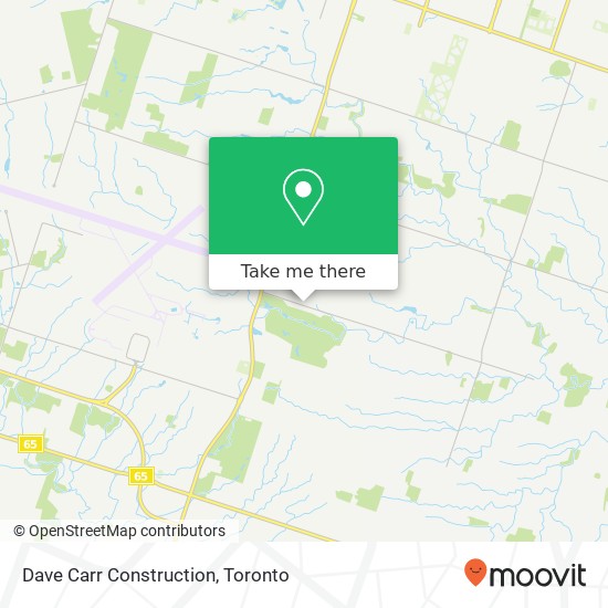 Dave Carr Construction map