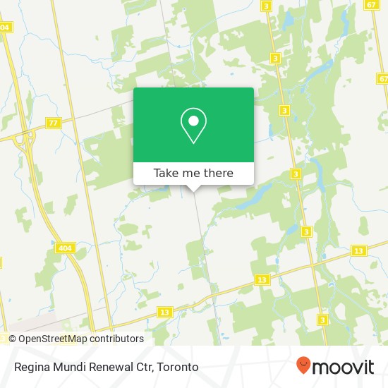 Regina Mundi Renewal Ctr map