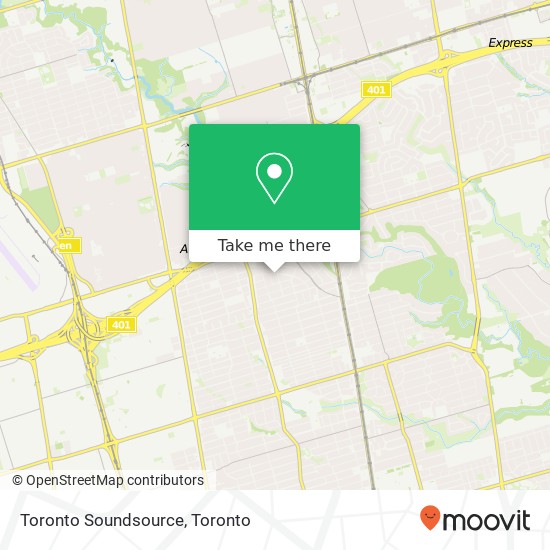 Toronto Soundsource map