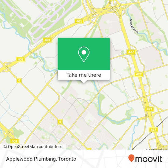 Applewood Plumbing map