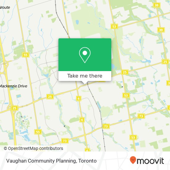 Vaughan Community Planning map