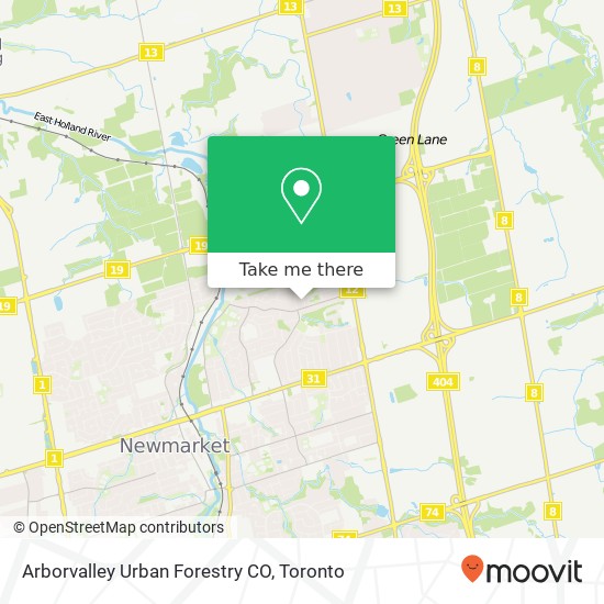 Arborvalley Urban Forestry CO map