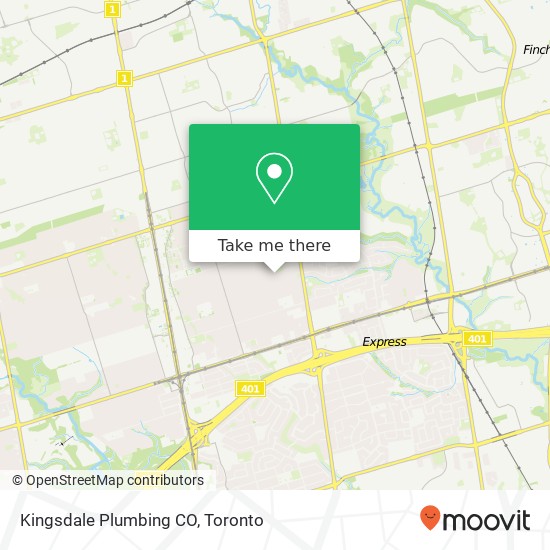 Kingsdale Plumbing CO map