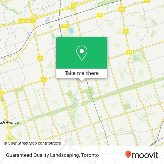 Guaranteed Quality Landscaping map