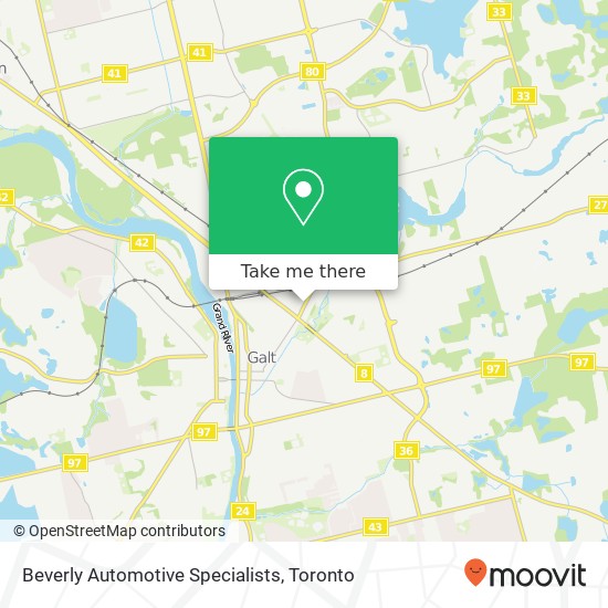 Beverly Automotive Specialists map