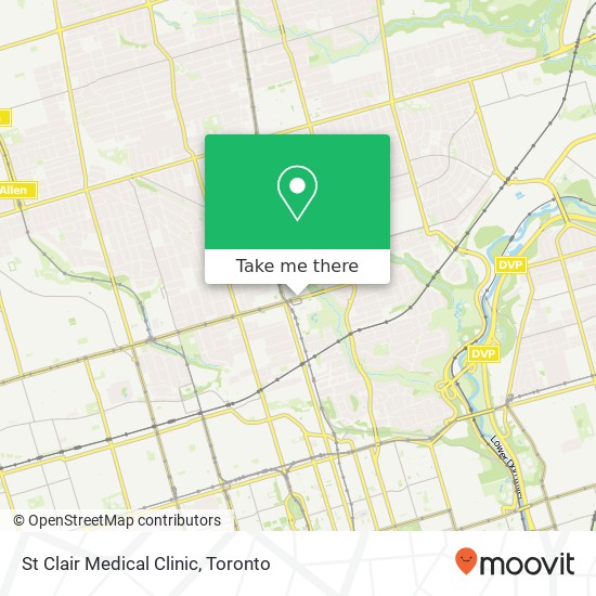 St Clair Medical Clinic map