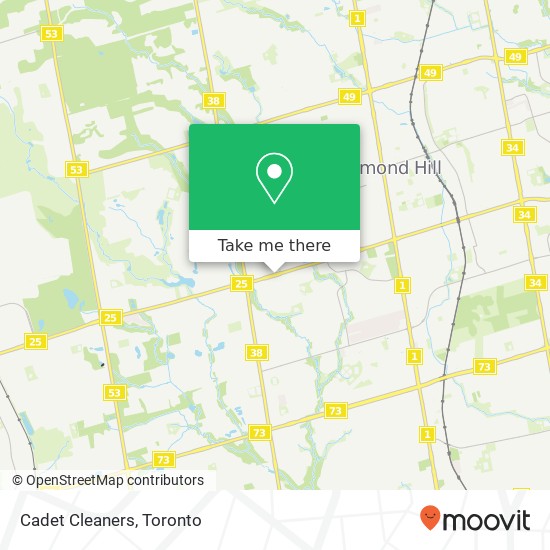 Cadet Cleaners map