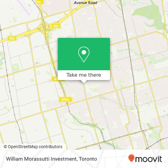 William Morassutti Investment map