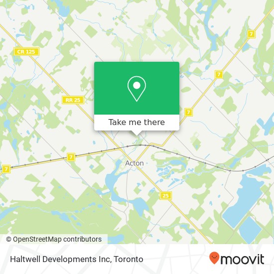 Haltwell Developments Inc map