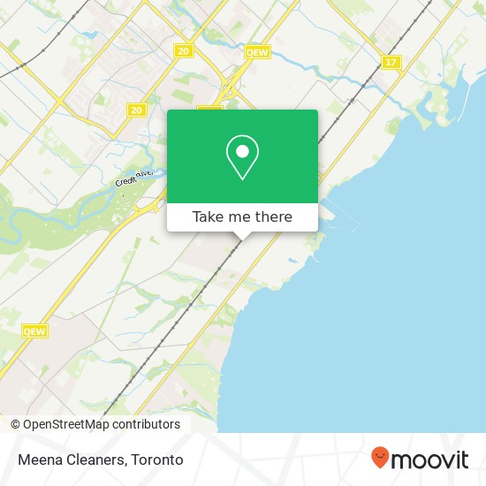 Meena Cleaners map