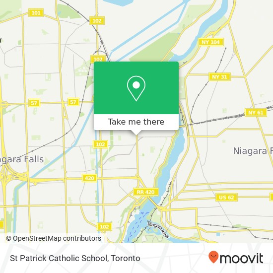 St Patrick Catholic School map