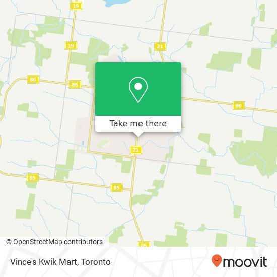Vince's Kwik Mart map