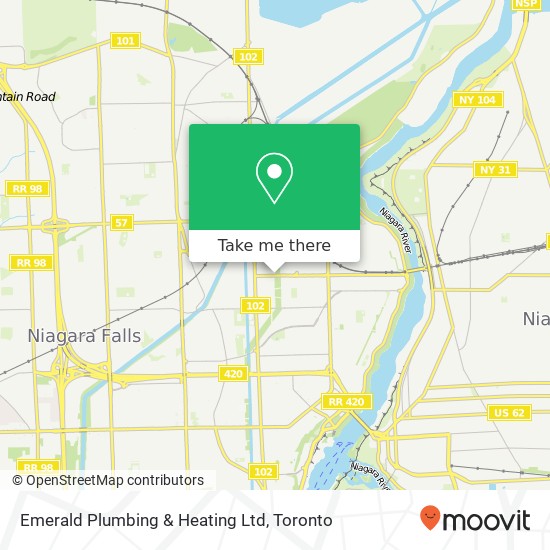 Emerald Plumbing & Heating Ltd map