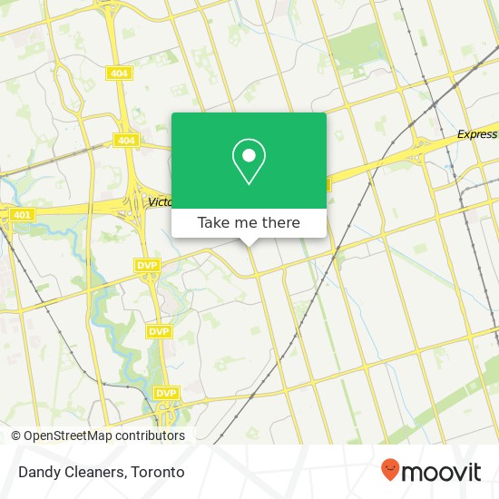 Dandy Cleaners map