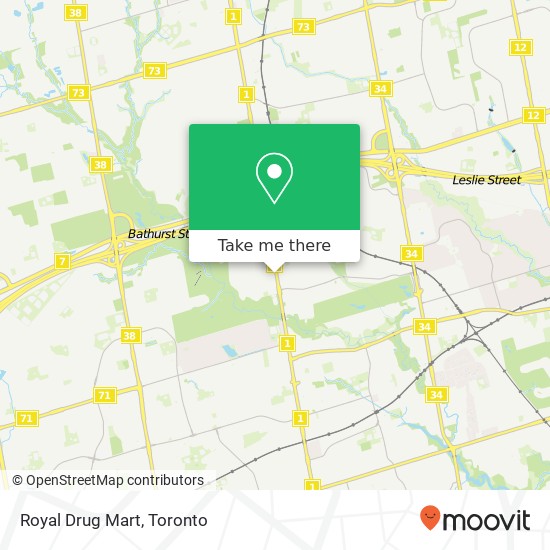 Royal Drug Mart map