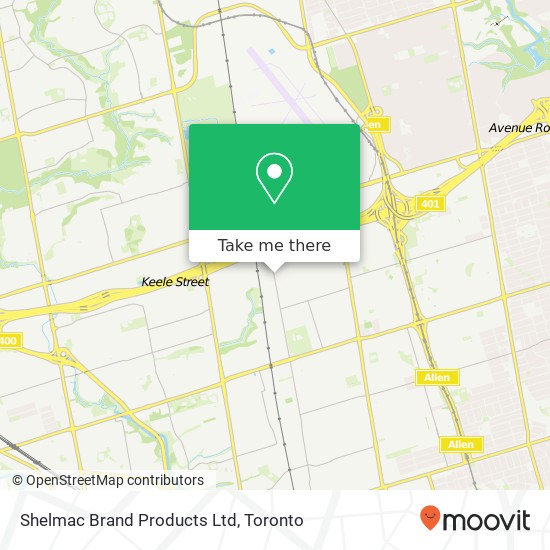 Shelmac Brand Products Ltd map