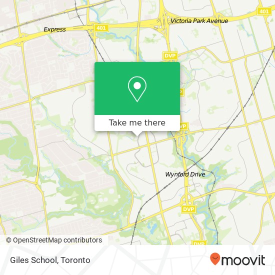 Giles School map