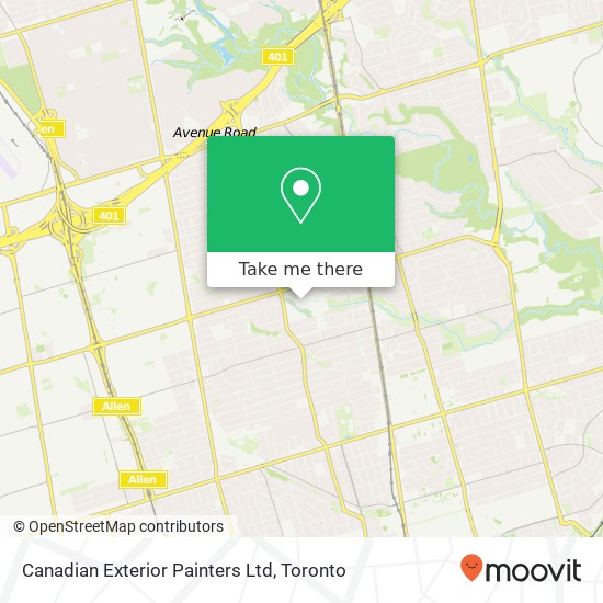 Canadian Exterior Painters Ltd map