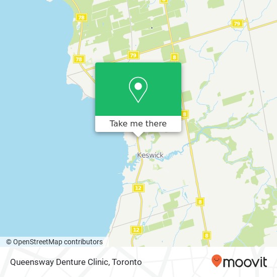 Queensway Denture Clinic map
