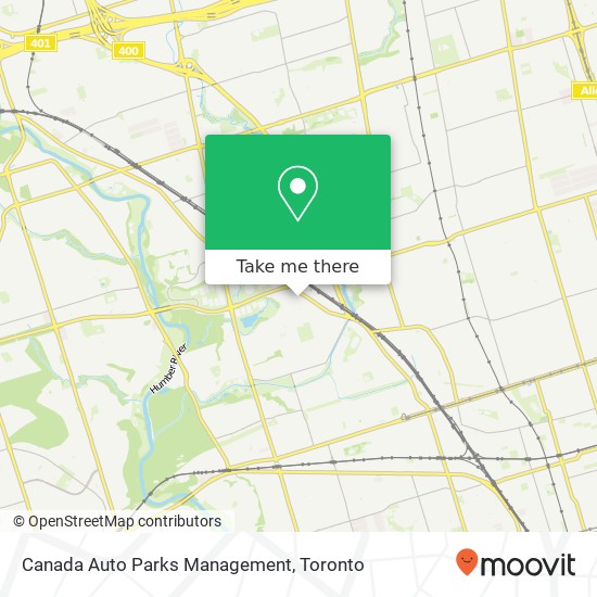 Canada Auto Parks Management map