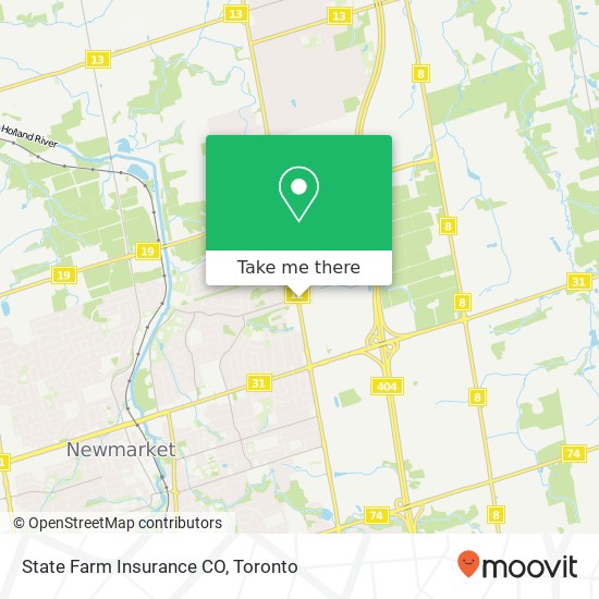 State Farm Insurance CO map