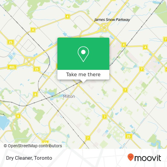 Dry Cleaner map