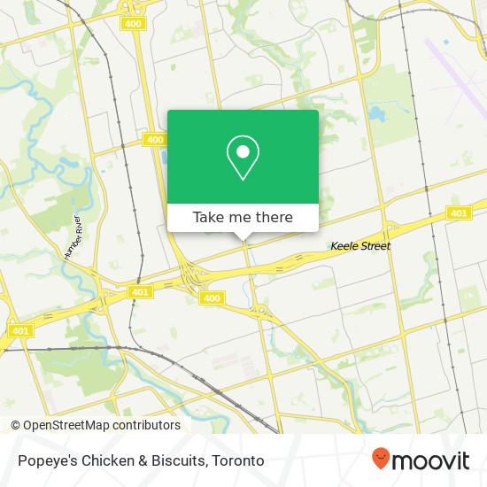 Popeye's Chicken & Biscuits map