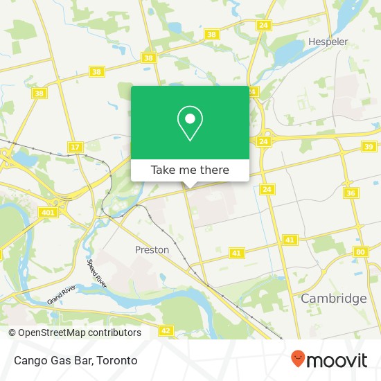 Cango Gas Bar map