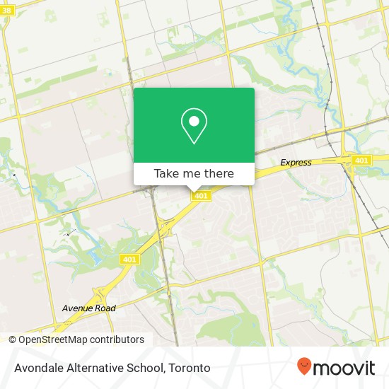 Avondale Alternative School map
