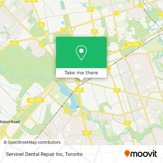 Servinet Dental Repair Inc map