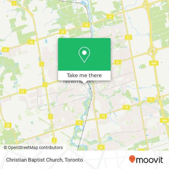 Christian Baptist Church map