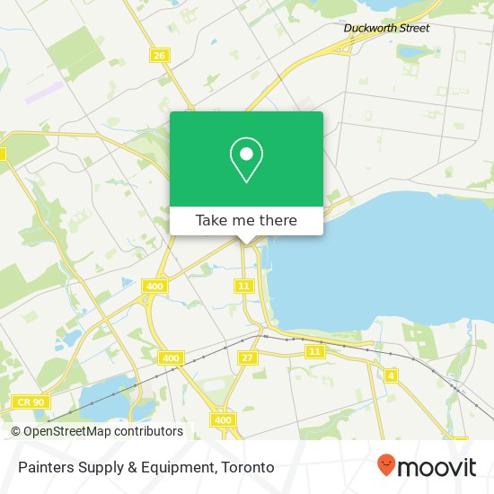 Painters Supply & Equipment map