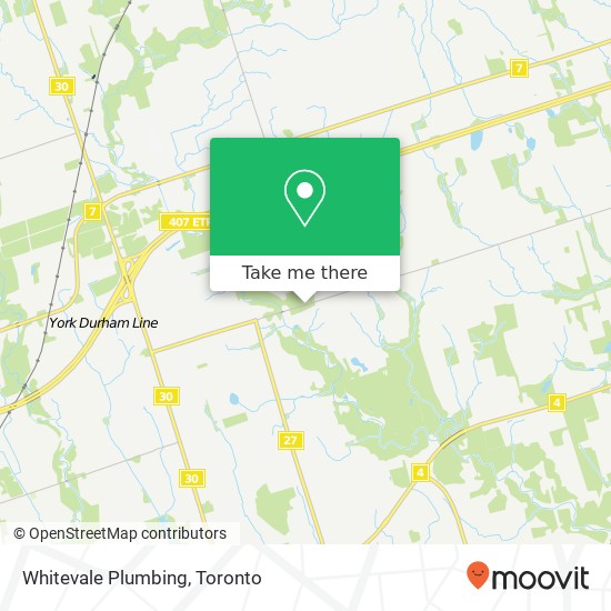 Whitevale Plumbing map