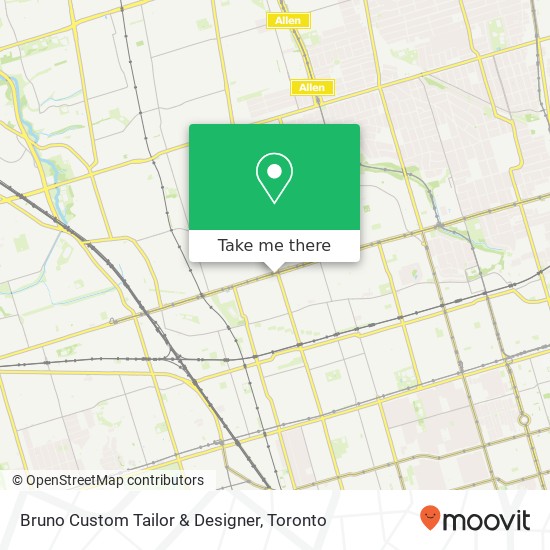 Bruno Custom Tailor & Designer map