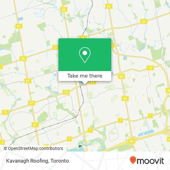 Kavanagh Roofing map