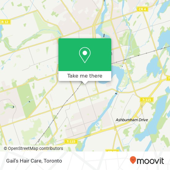 Gail's Hair Care map