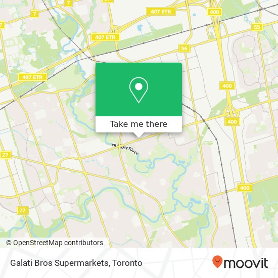 Galati Bros Supermarkets map
