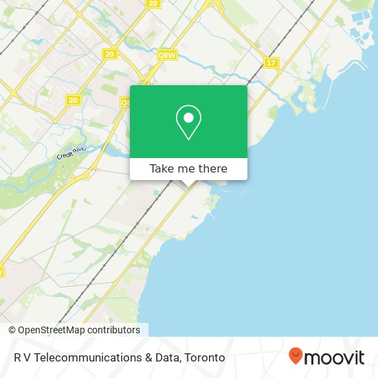 R V Telecommunications & Data map