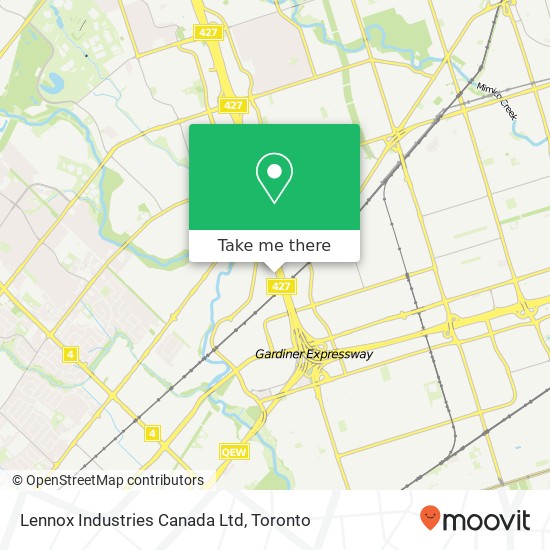 Lennox Industries Canada Ltd map